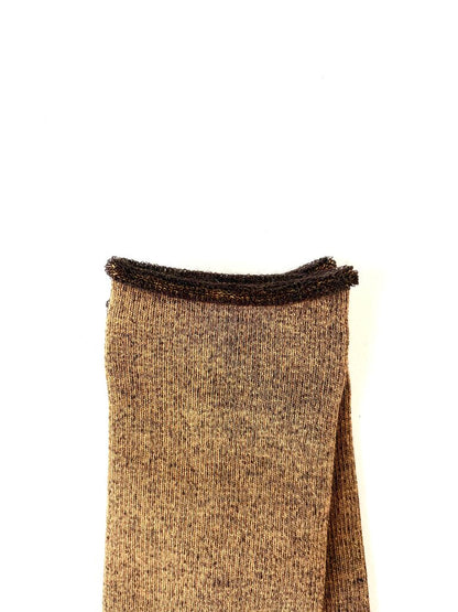 ROTOTO CITY SOCKS IN YELLOW/BROWN SIZE LARGE