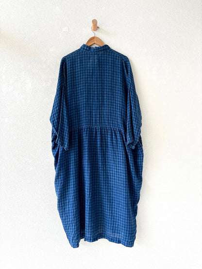 ICHI ANTIQUITES LINEN SHIRT DRESS ONE SIZE