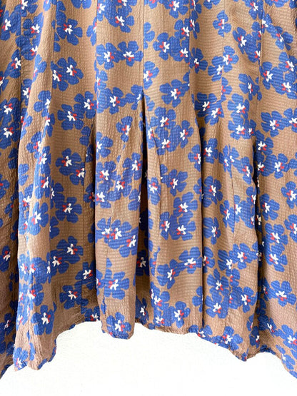 CARON CALLAHAN FLOWER PRINT 'ARIA' TOP SIZE XLARGE