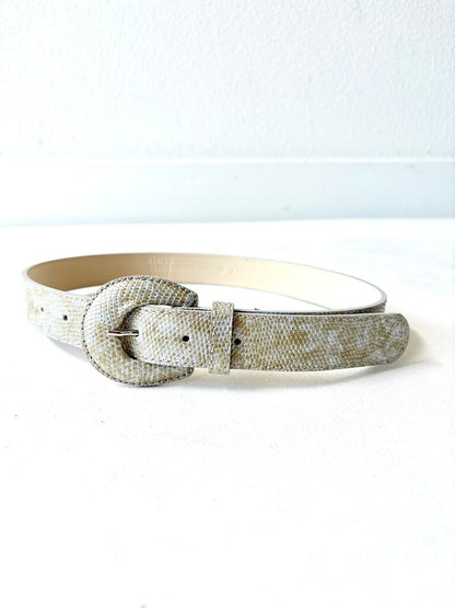 MARYAM NASSIR ZADEH LEATHER 'BRUNO' BELT SIZE XSMALL/SMALL