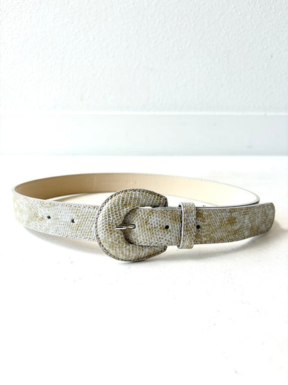 MARYAM NASSIR ZADEH LEATHER 'BRUNO' BELT SIZE XSMALL/SMALL