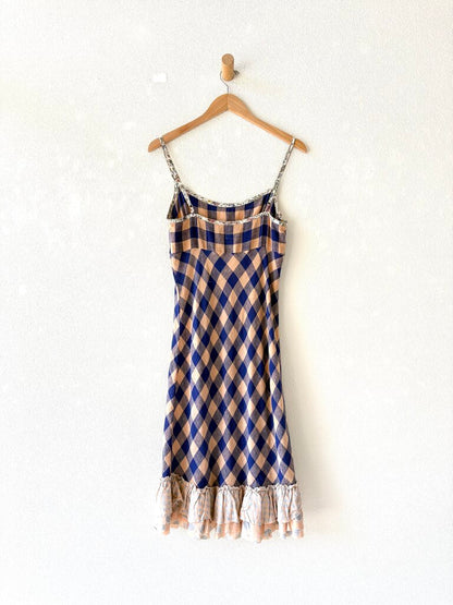 DOSA LINEN SLIP DRESS SIZE 2