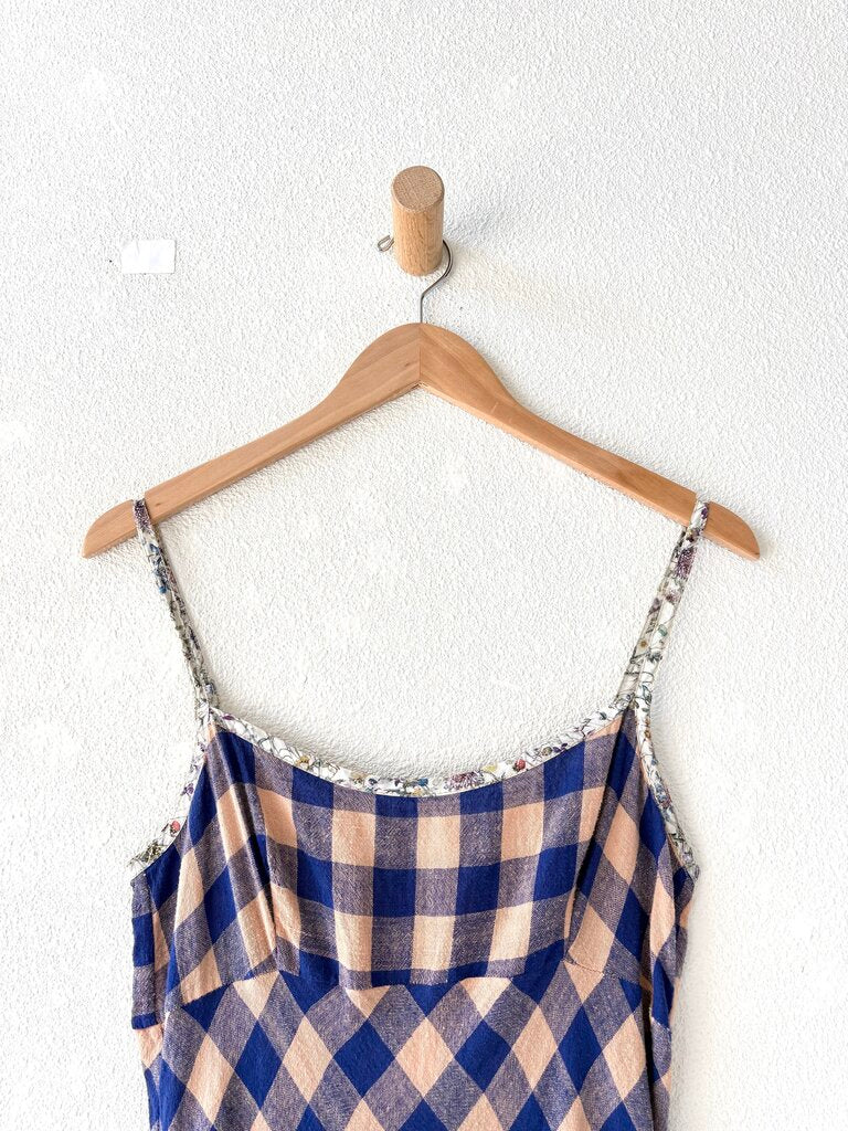 DOSA LINEN SLIP DRESS SIZE 2