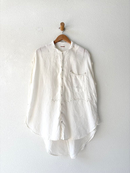 KAPITAL LINEN EMBROIDERED TOP SIZE SMALL
