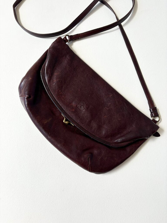 IL BISONTE FOLDOVER CROSSBODY BAG