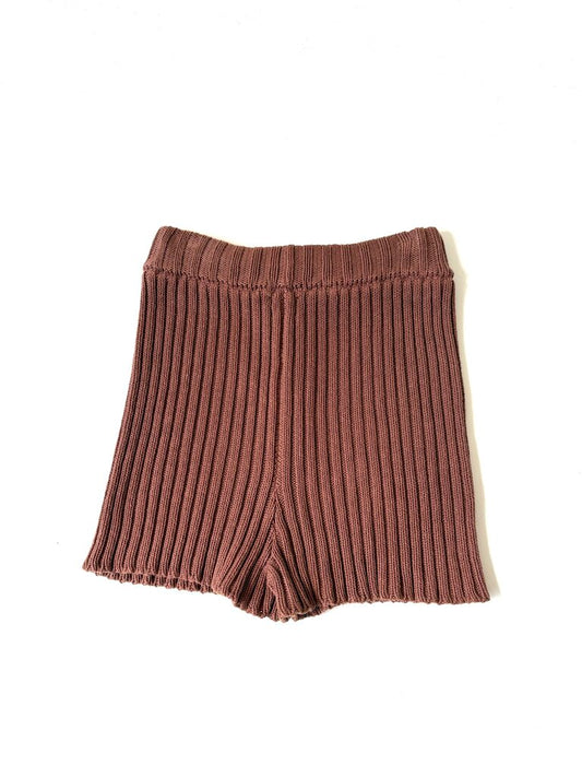 BABAA COTTON RIB SHORTS ONE SIZE