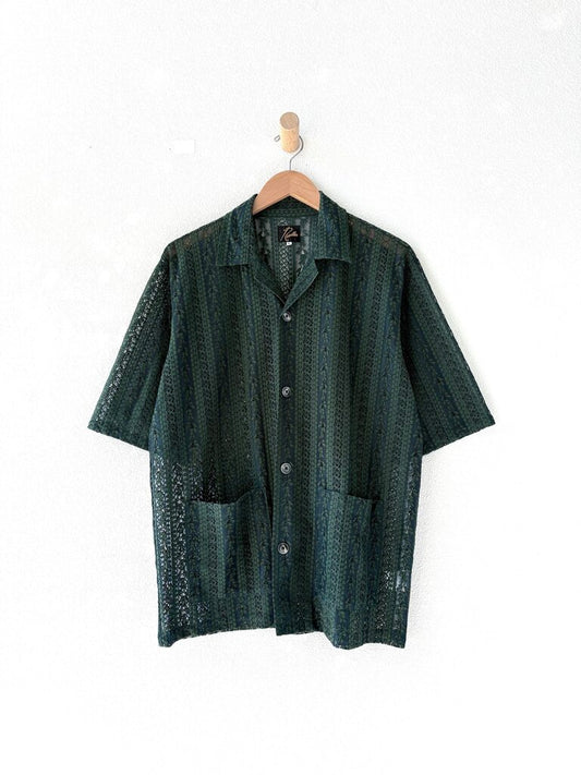 NEEDLES CABANA SHIRT SIZE LARGE
