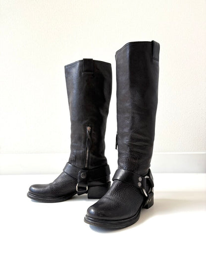 MIU MIU BIKER BOOTS SIZE 38