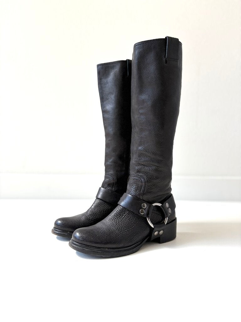 MIU MIU BIKER BOOTS SIZE 38