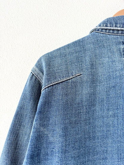 NIGEL CABOURN LYBRO DENIM JACKET SIZE 52