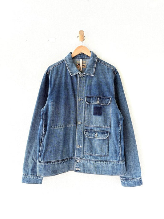 NIGEL CABOURN LYBRO DENIM JACKET SIZE 52