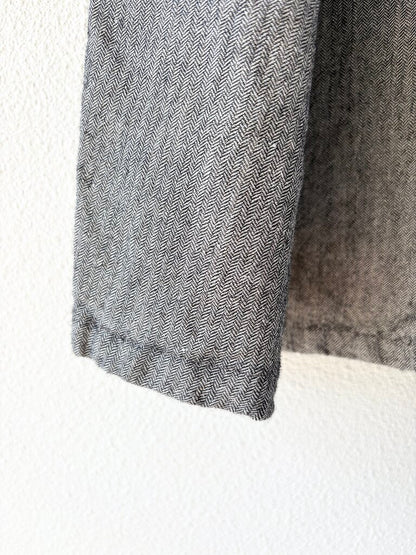 APUNTOB LINEN WOOL WIDE LEG PANTS SIZE 1
