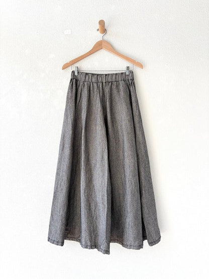 APUNTOB LINEN WOOL WIDE LEG PANTS SIZE 1