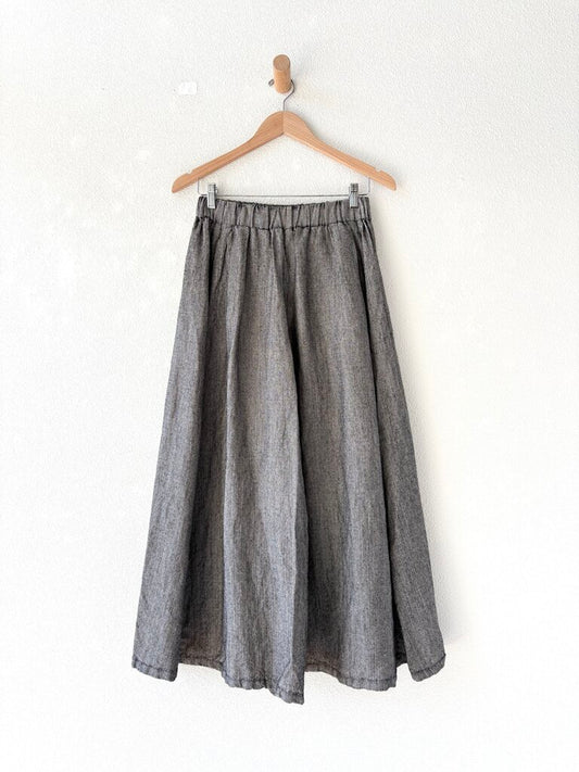 APUNTOB LINEN WOOL WIDE LEG PANTS SIZE 1
