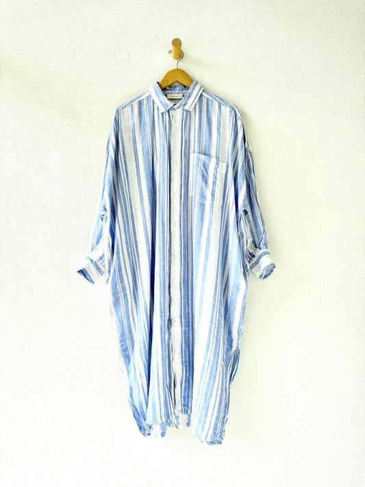 MAMENE LINEN SHIRT DRESS SIZE X-LARGE