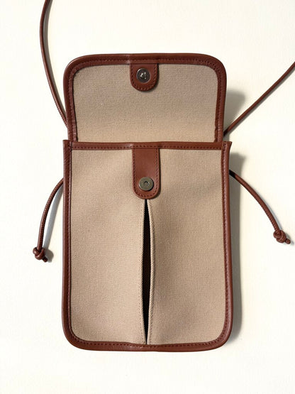 HEREU TERRA CANVAS CROSSBODY BAG
