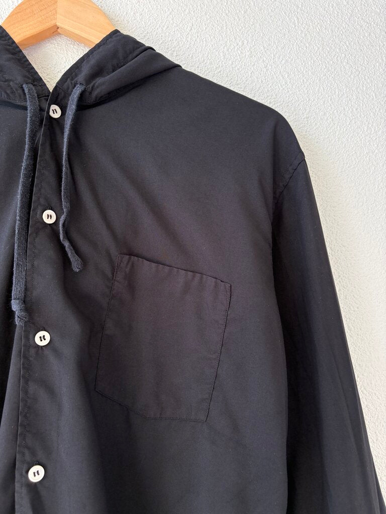COMME DES GARCONS HOODED SHIRT SIZE MEDIUM
