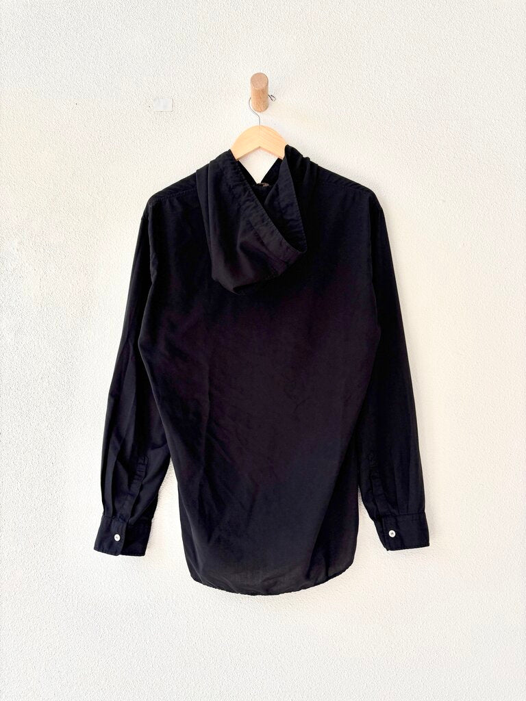 COMME DES GARCONS HOODED SHIRT SIZE MEDIUM