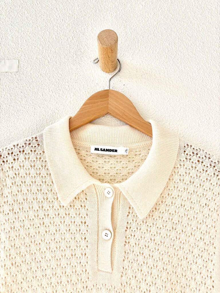 JIL SANDER KNIT POLO