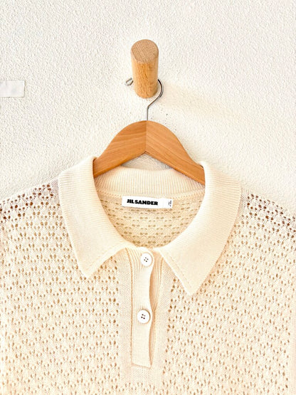 JIL SANDER KNIT POLO