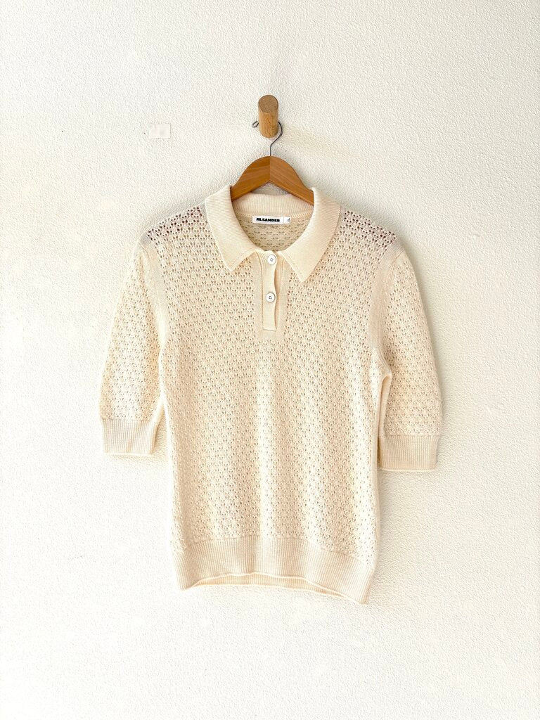 JIL SANDER KNIT POLO