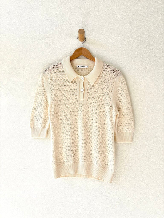JIL SANDER KNIT POLO