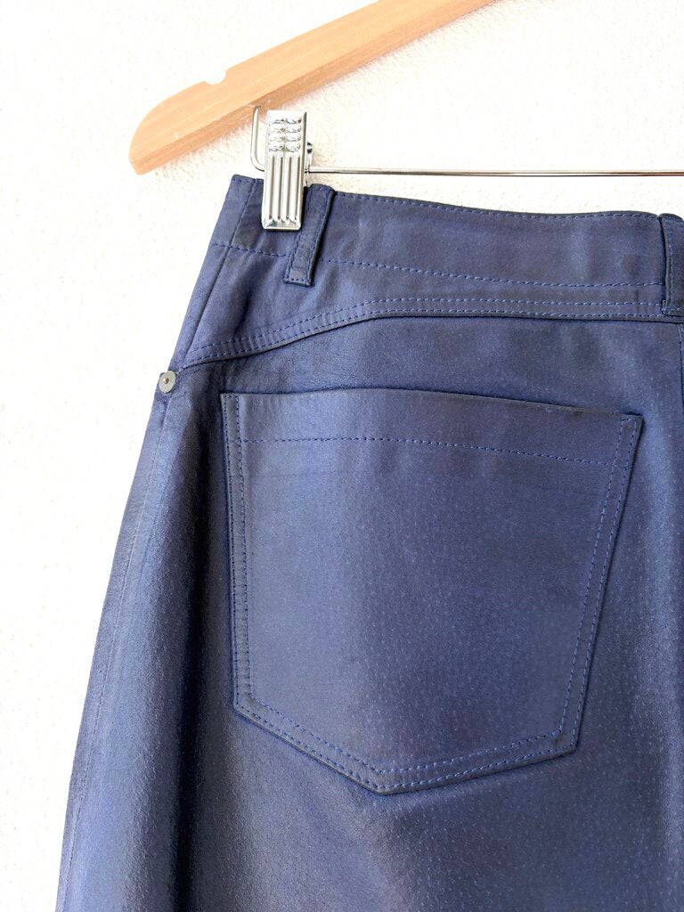VINTAGE MIU MIU LEATHER SKIRT SIZE 40