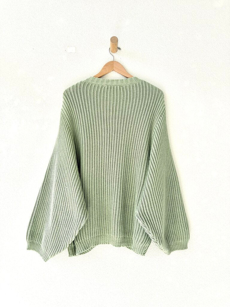 MISHA & PUFF 'FISHERMAN'S' CARDIGAN SIZE XLARGE