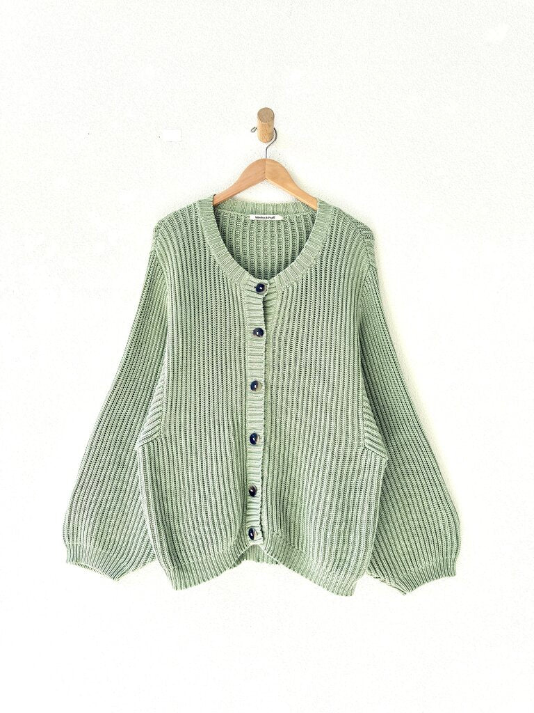 MISHA & PUFF 'FISHERMAN'S' CARDIGAN SIZE XLARGE