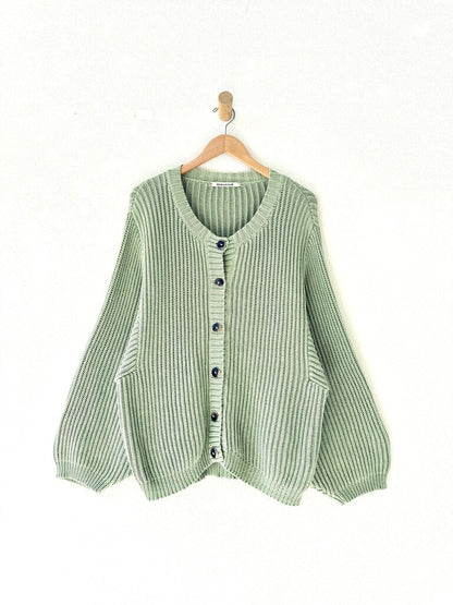 MISHA & PUFF 'FISHERMAN'S' CARDIGAN SIZE XLARGE