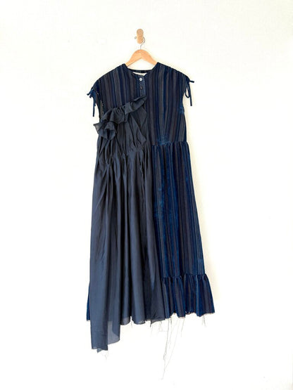A TENTATIVE ATELIER CORDUROY SILK DRESS SIZE 40