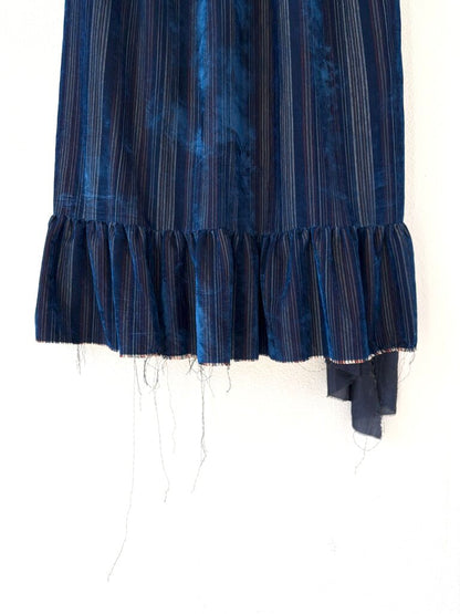 A TENTATIVE ATELIER CORDUROY SILK DRESS SIZE 40