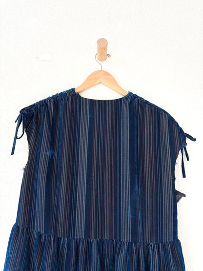 A TENTATIVE ATELIER CORDUROY SILK DRESS SIZE 40