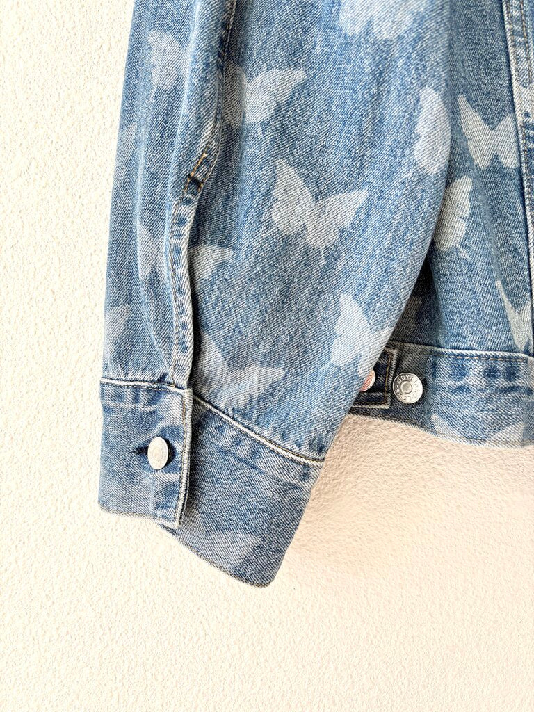 SANDY LIANG 'MORPHO' DENIM JACKET SIZE 6