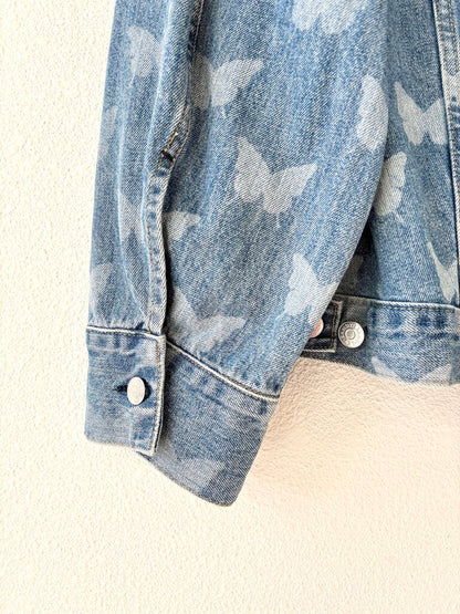 SANDY LIANG 'MORPHO' DENIM JACKET SIZE 6