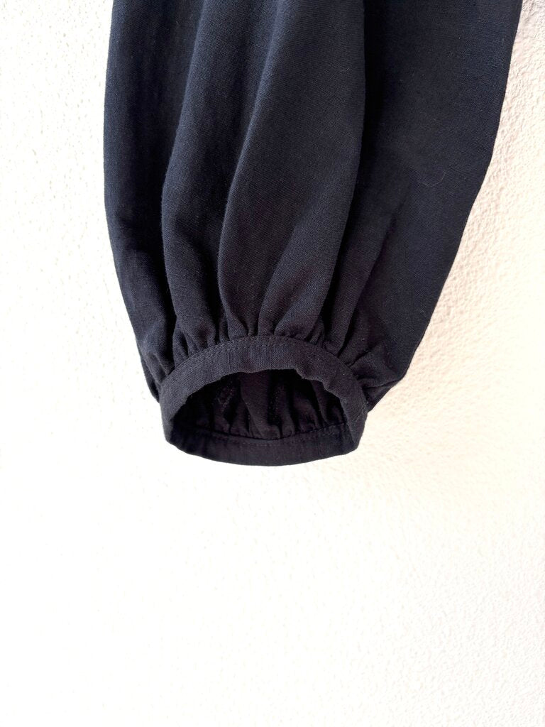 LEMAIRE COTTON LINEN ZIPPED BLOUSE SIZE 38