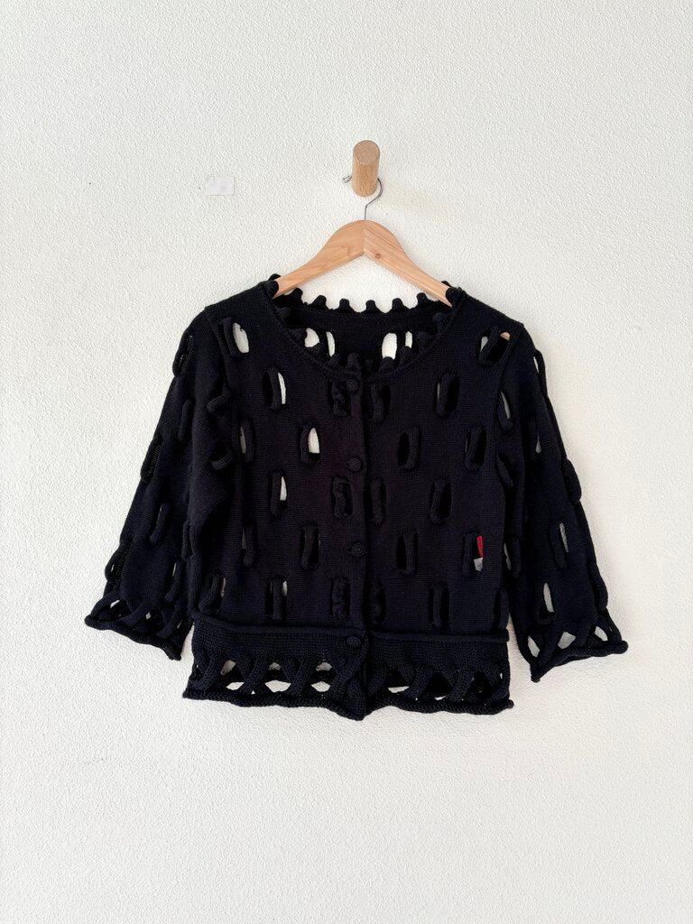 HEART HAAT BY ISSEY MIYAKE CARDIGAN SIZE 2