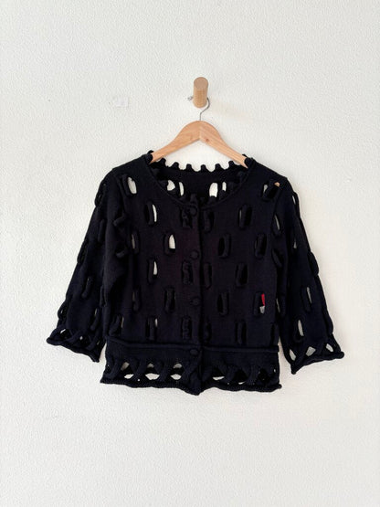 HEART HAAT BY ISSEY MIYAKE CARDIGAN SIZE 2