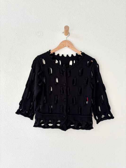 HEART HAAT BY ISSEY MIYAKE CARDIGAN SIZE 2