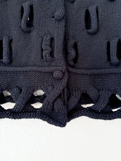 HEART HAAT BY ISSEY MIYAKE CARDIGAN SIZE 2