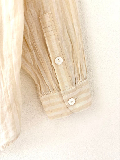 KARU COTTON STRIPED SHIRT SIZE MEDIUM