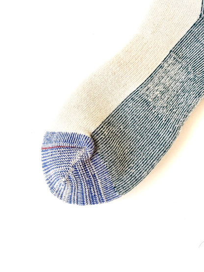 ROTOTO MERINO PILE SOCKS IN NATURAL SIZE MEDIUM