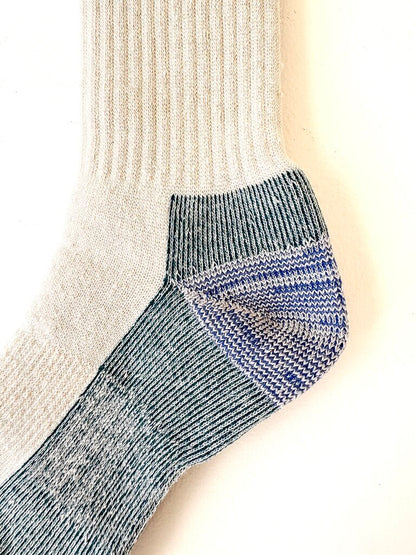 ROTOTO MERINO PILE SOCKS IN NATURAL SIZE LARGE