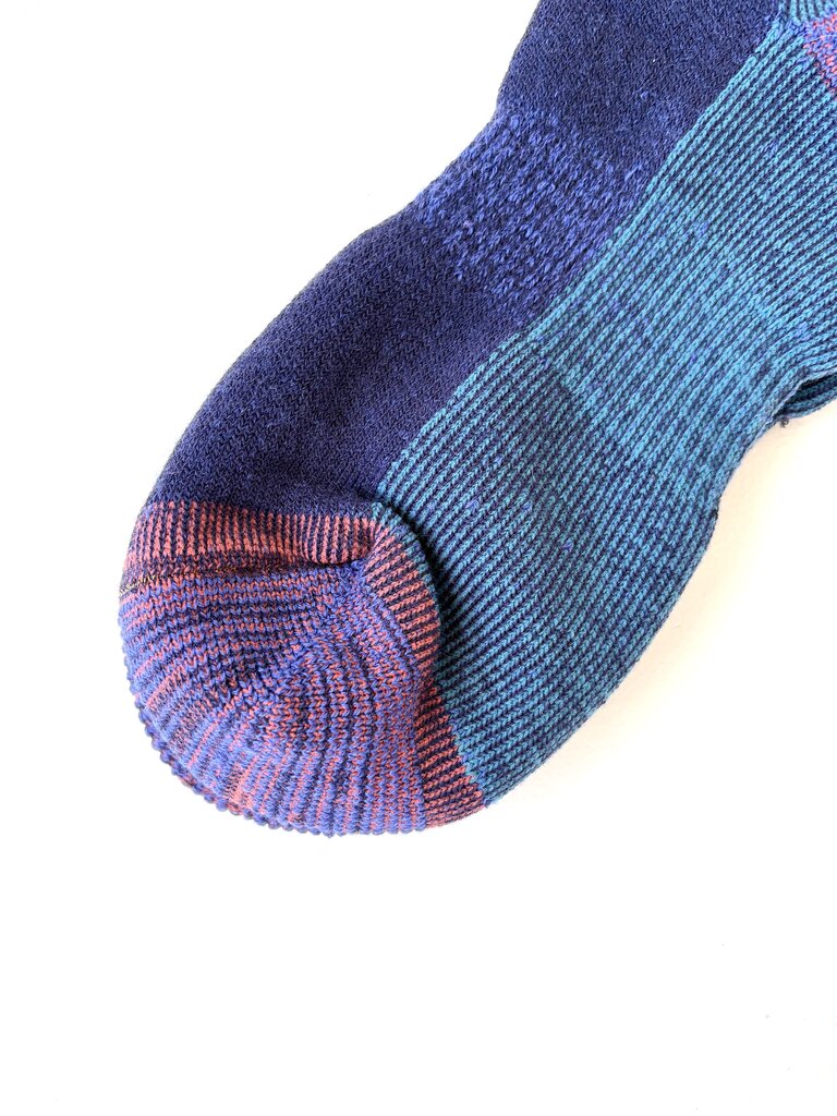 ROTOTO MERINO PILE SOCKS IN DARK BLUE SIZE LARGE