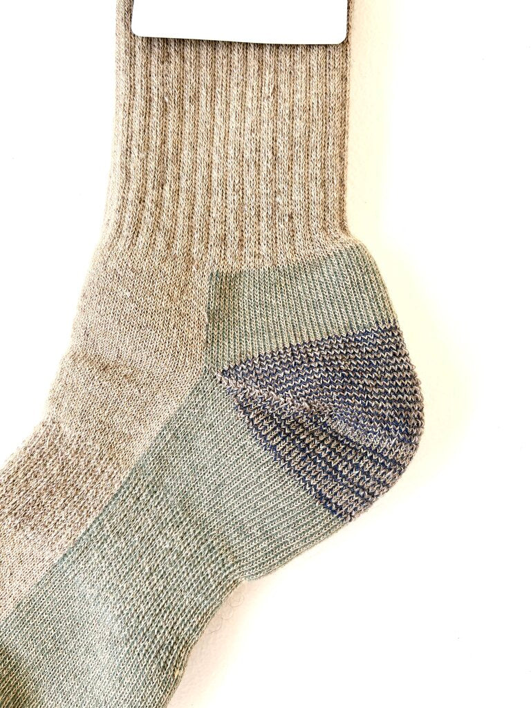 ROTOTO MERINO PILE SOCKS IN TAN SIZE SMALL