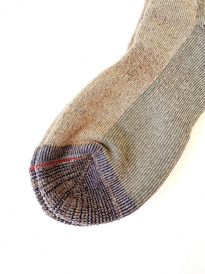 ROTOTO MERINO PILE SOCKS IN TAN SIZE SMALL