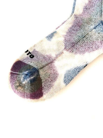 ROTOTO ALL ROUNDER MERINO CREW BLUE TIE DYE SIZE SMALL