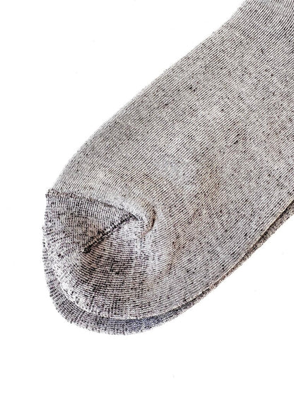 ROTOTO CITY SOCKS IN GRAY BROWN SIZE MEDIUM