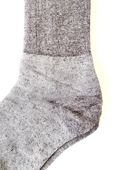 ROTOTO CITY SOCKS IN GRAY BROWN SIZE MEDIUM