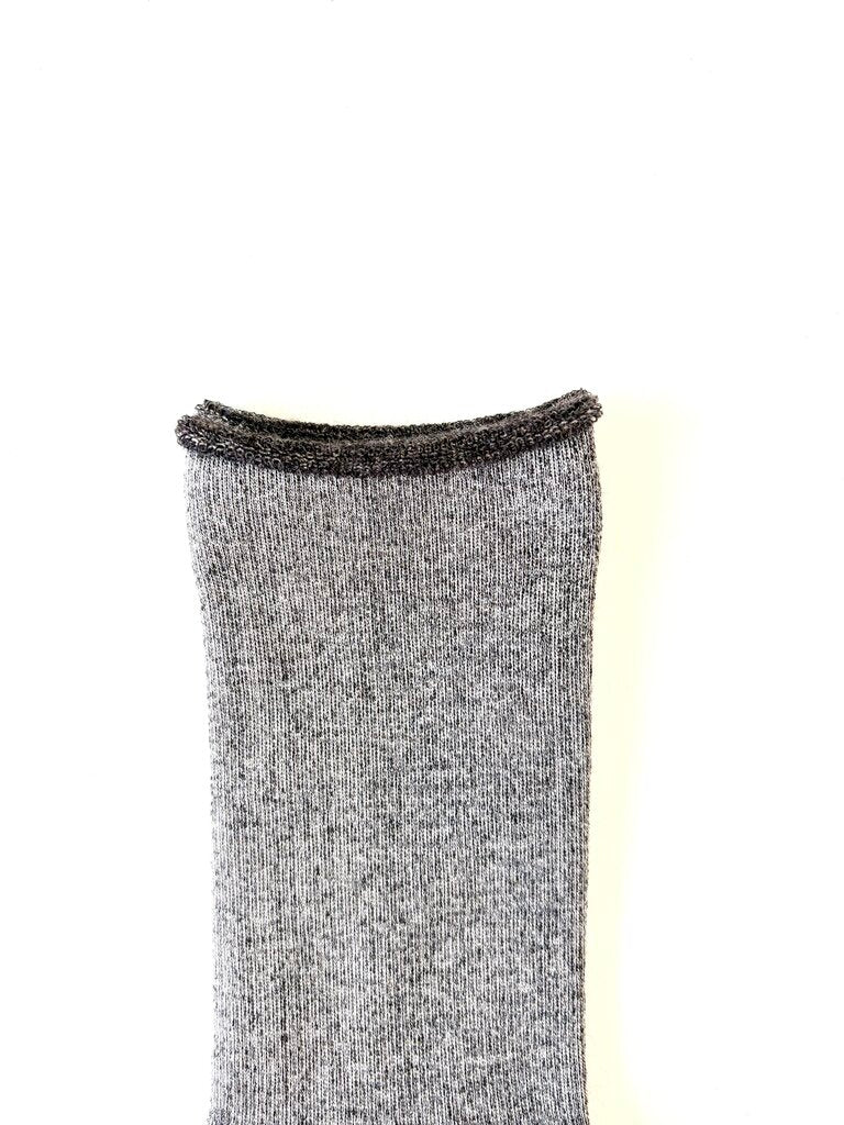 ROTOTO CITY SOCKS IN GRAY BROWN SIZE LARGE